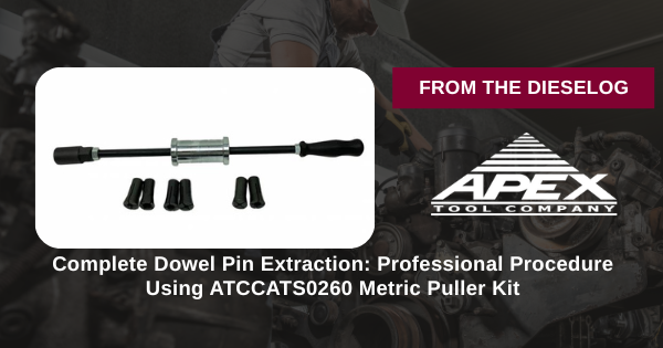 Complete Dowel Pin Extraction: Professional Procedure Using ATCCATS0260 Metric Puller Kit